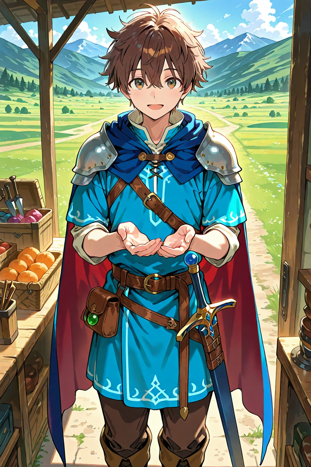 旅人青年 | の人気AIイラスト・グラビア