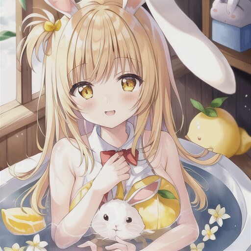 うさぎのレモン蜂蜜漬け