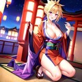 和装のセクシークラちゃんイラスト集 3枚目