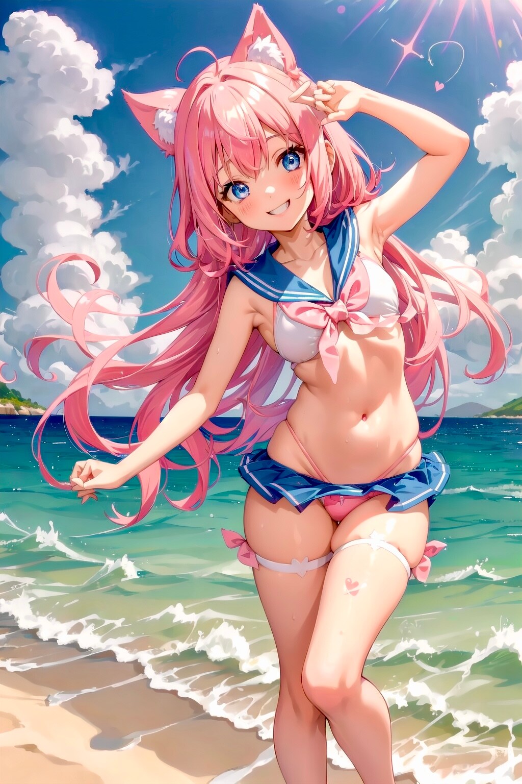 先取りビキニ