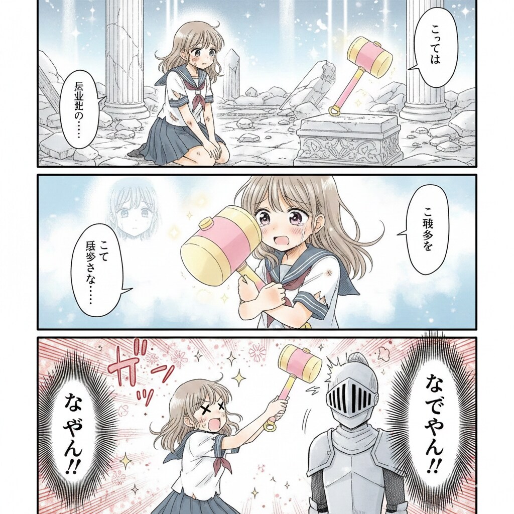 伝説のピコピコハンマー（嘘漫画）