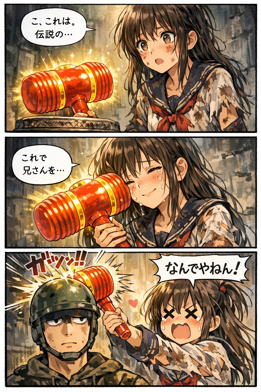 伝説のピコピコハンマー（嘘漫画）