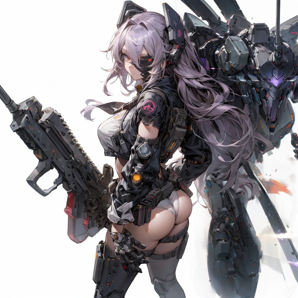 Girl and Robot1170