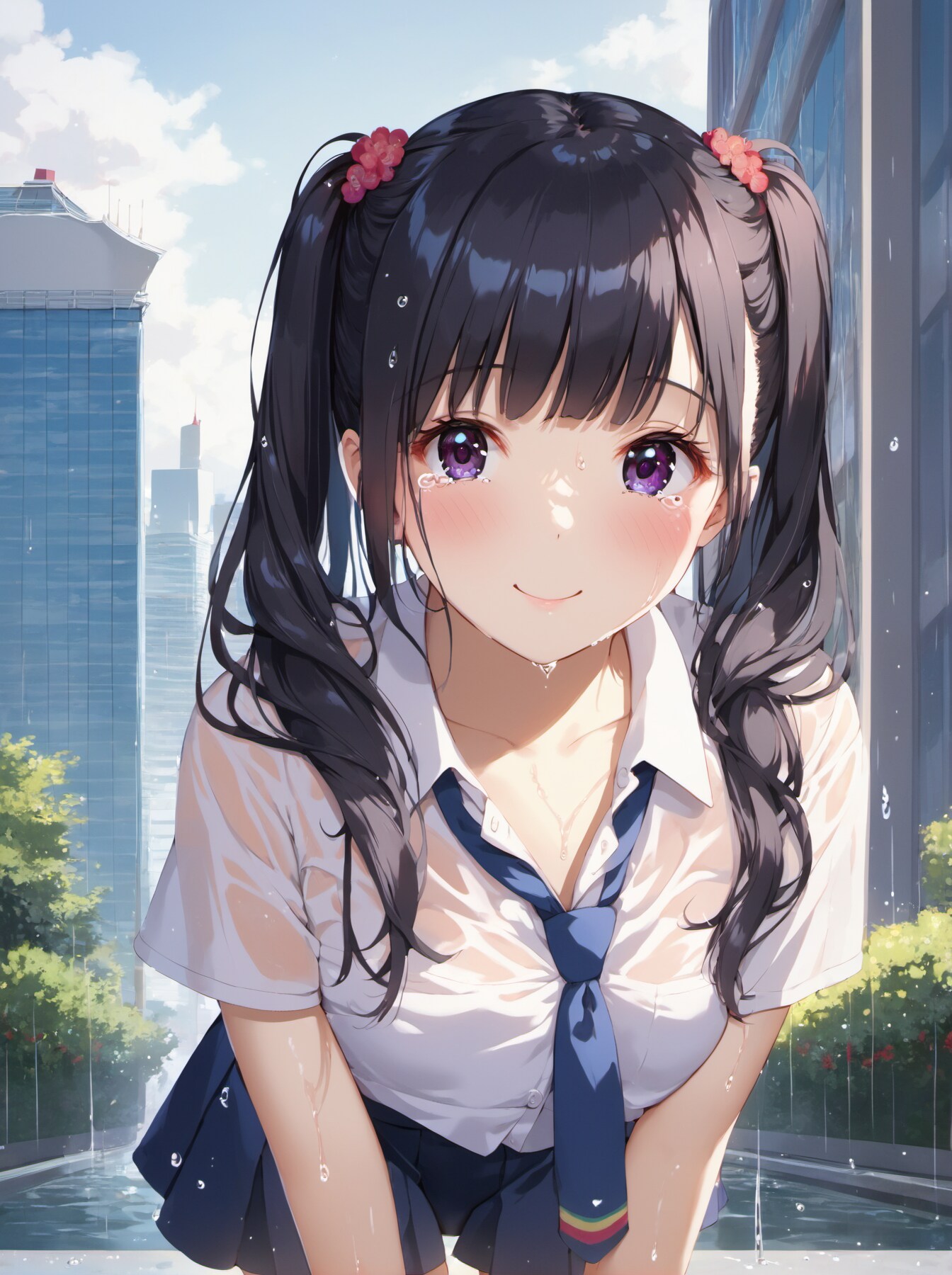 雨に濡れた女の子03(12枚)