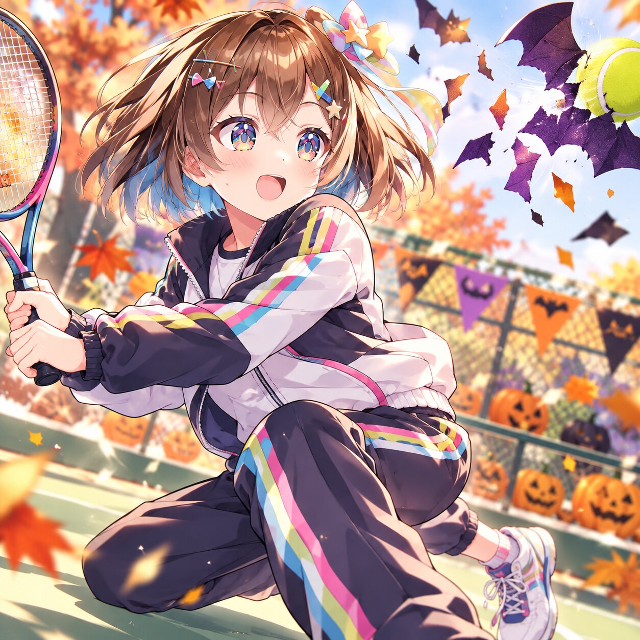 はじけるハロウィン運動会（３）３時のアイドル　GPTimages2.5 | の人気AIイラスト・グラビア