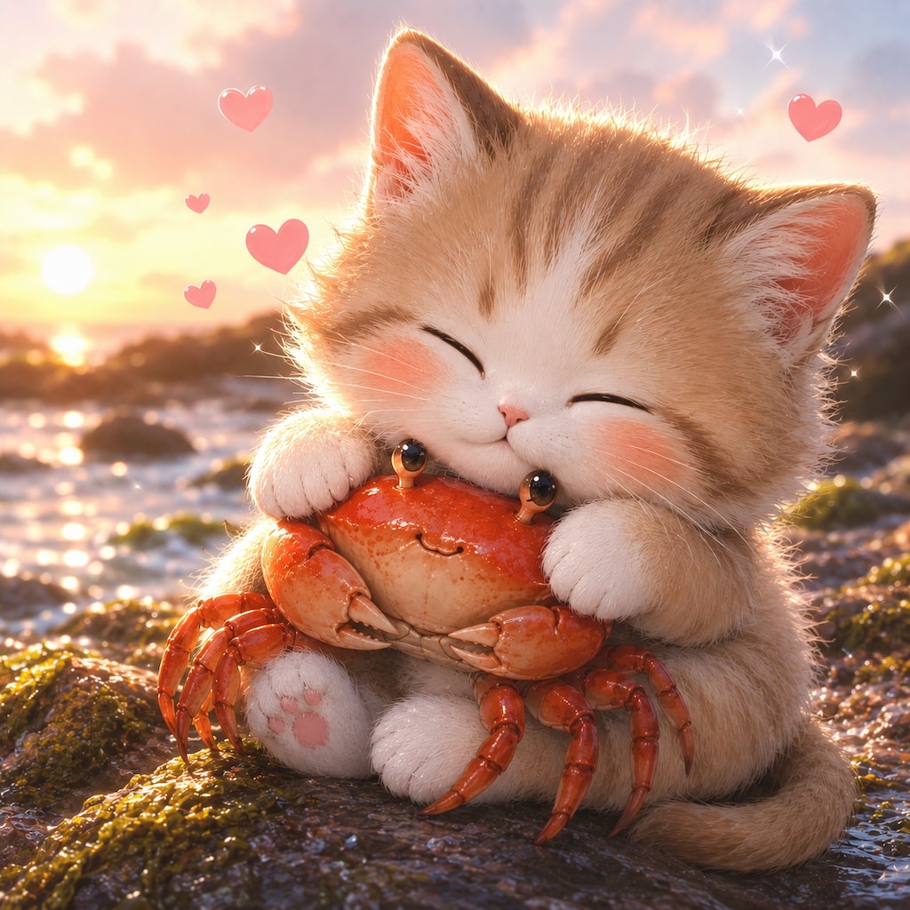 ベストパートナー🐱💞🦀