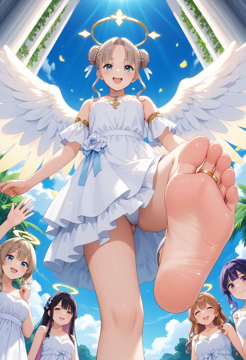 M男を凌辱する天使