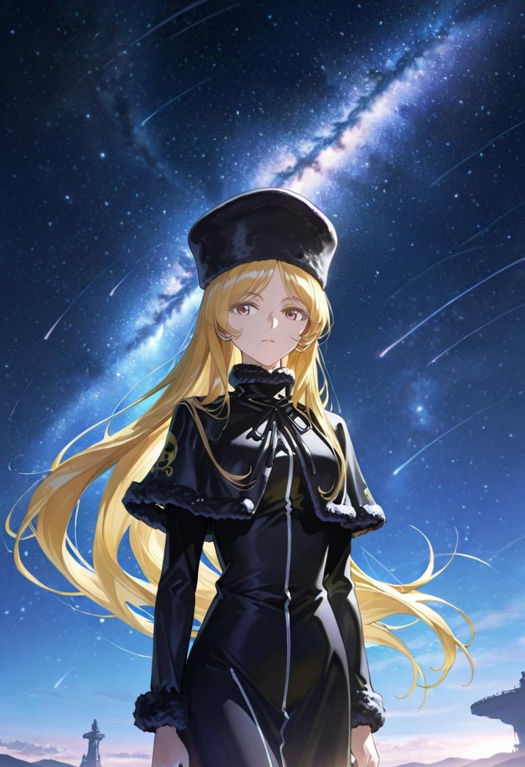 金髪の綺麗な娘（メーテル）