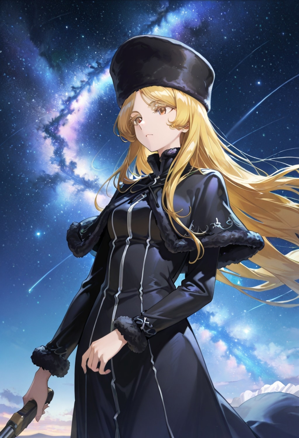 金髪の綺麗な娘（メーテル）