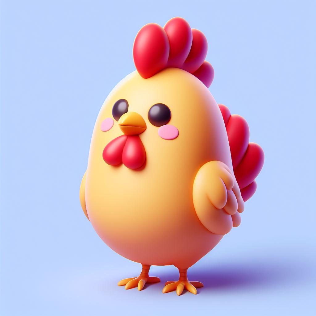 感性に訴えかける😎３Dカートゥーンイラストでなぜニワトリは立ち上がったのか?