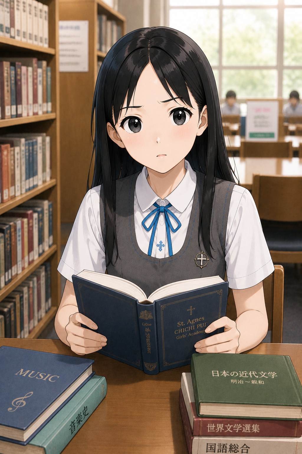 架空制服女子２１　美波ちゃん | の人気AIイラスト・グラビア