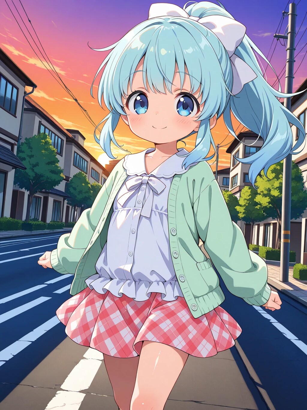 あおいちゃんの帰り道