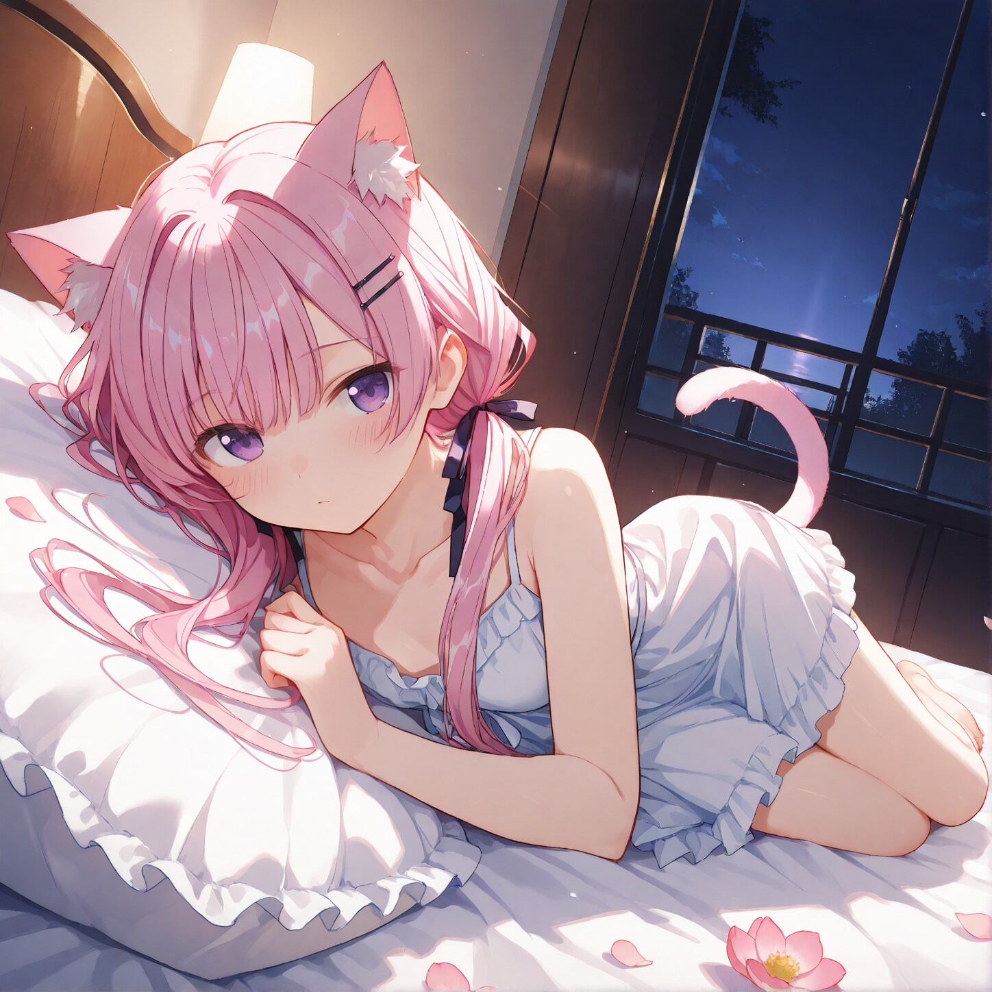 ネコミミ桃香と過ごす夜