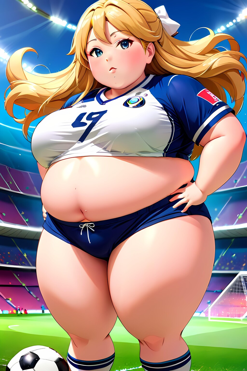 ハーフタイム中の様子(ミケぽちゃ女子編)