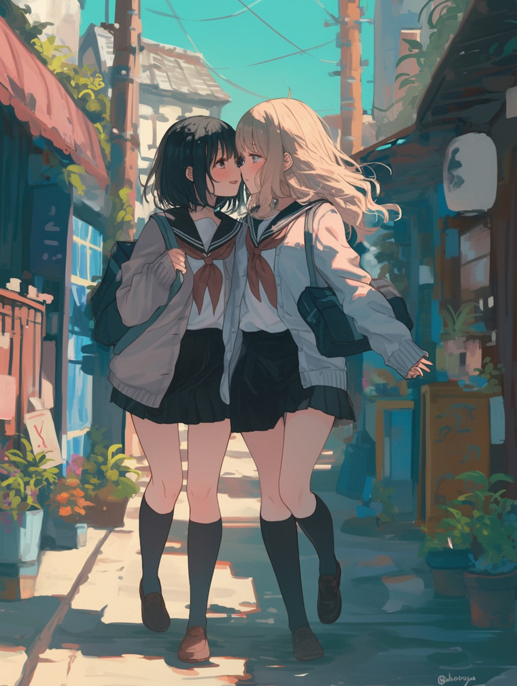 キスしたい二人のJK11