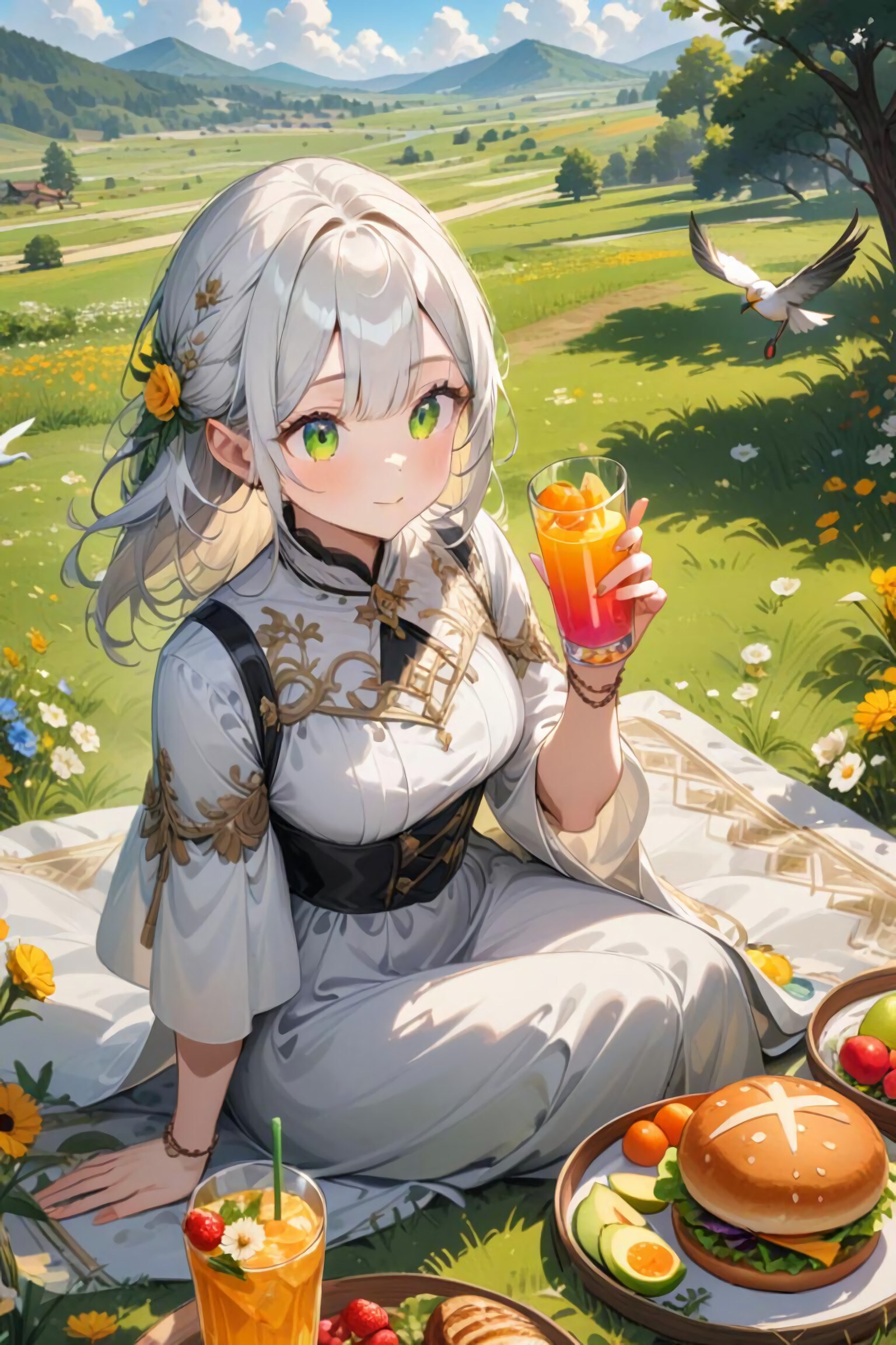 ピクニック | の人気AIイラスト・グラビア