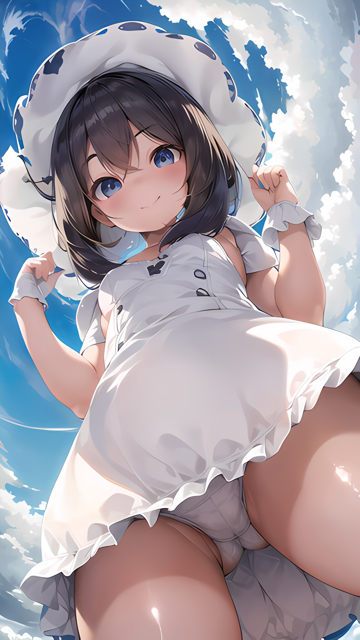 white hat girl
