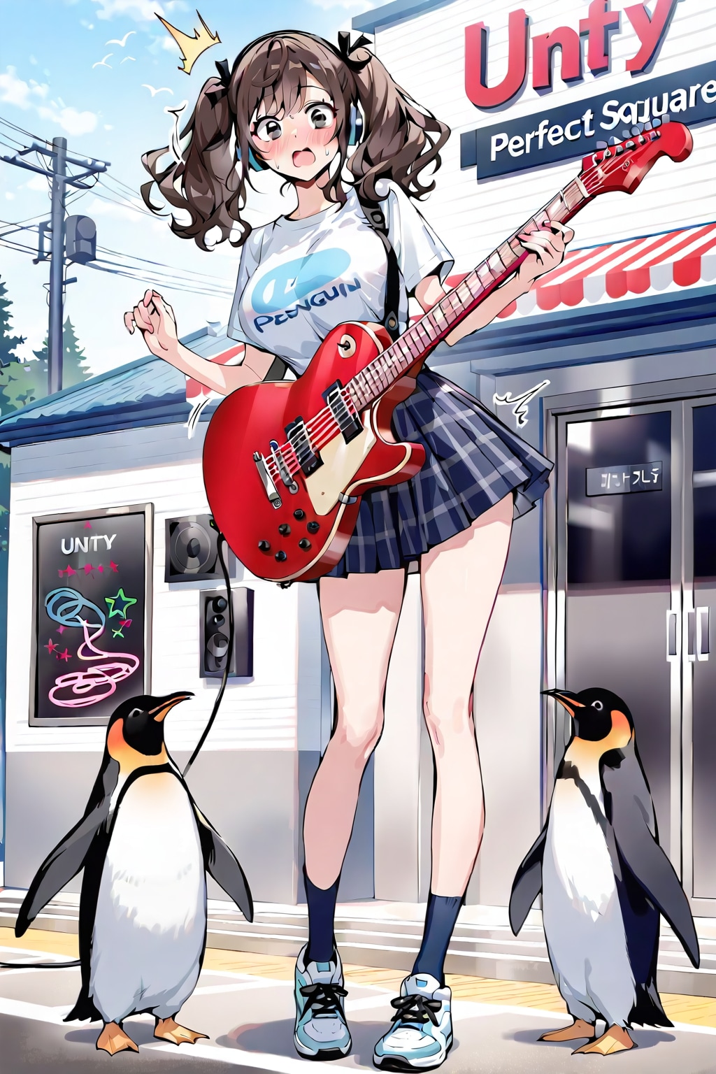 演奏中にびっくり