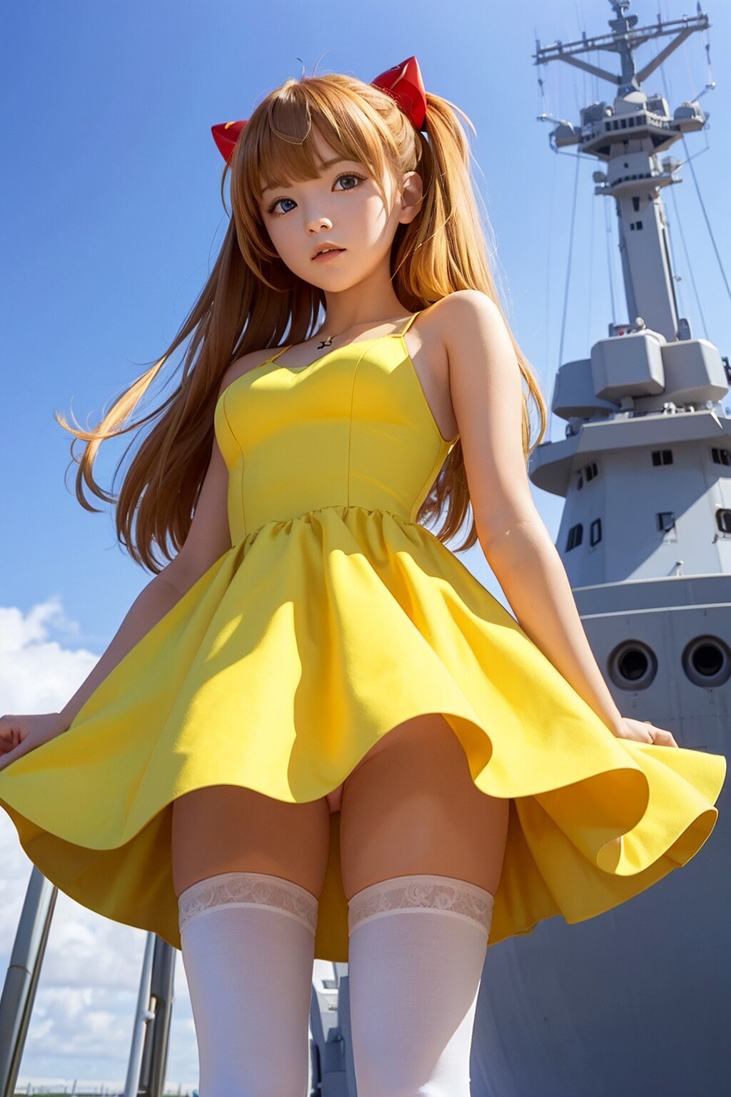 AIコスプレ：アスカ(パンチラ)