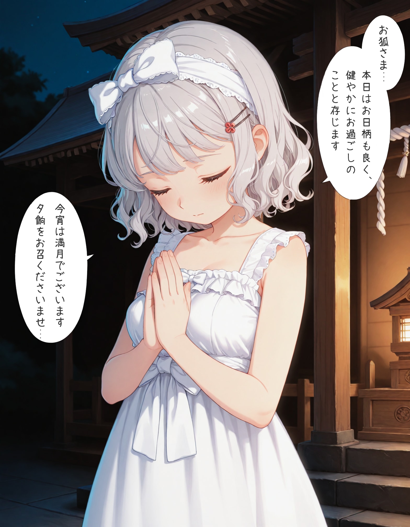 お狐さまの少女