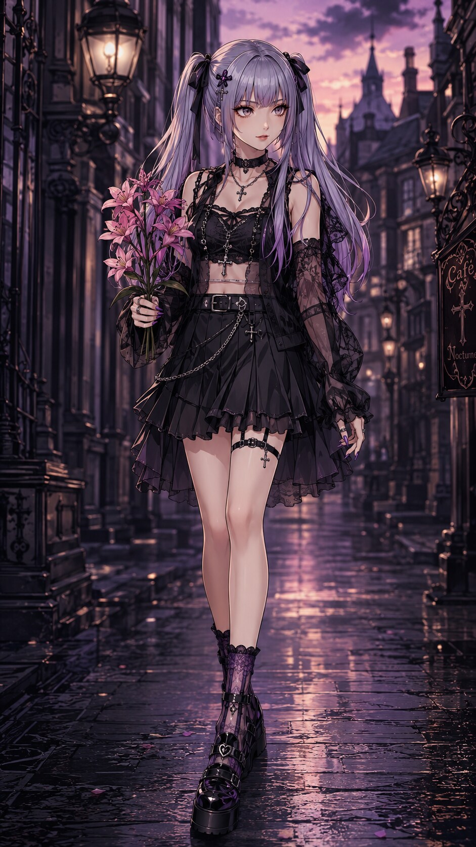 キョウチクトウとしおん💜 | の人気AIイラスト・グラビア