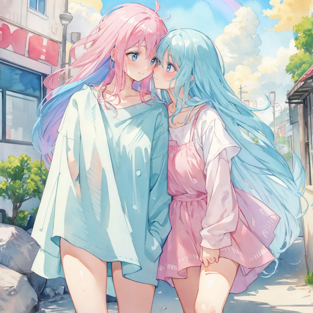 パステル | の人気AIイラスト・グラビア