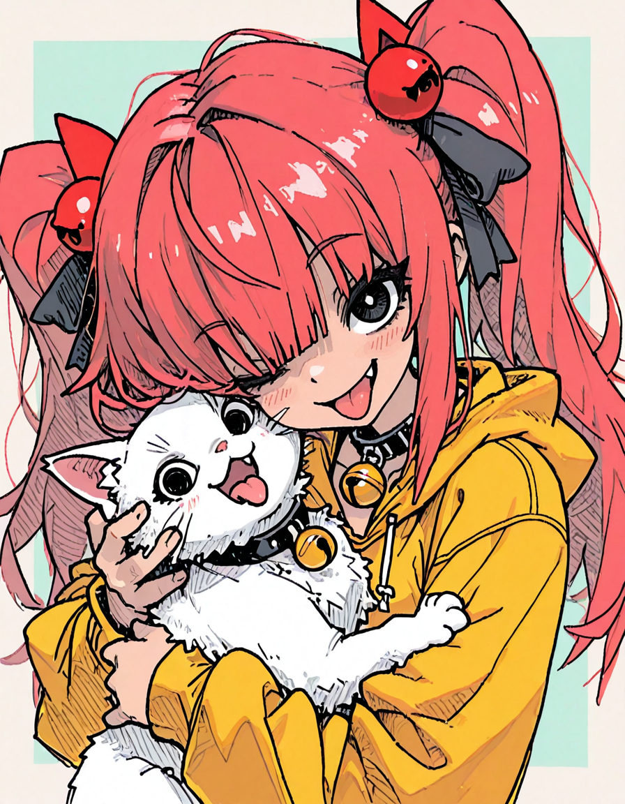 猫と女の子 | の人気AIイラスト・グラビア