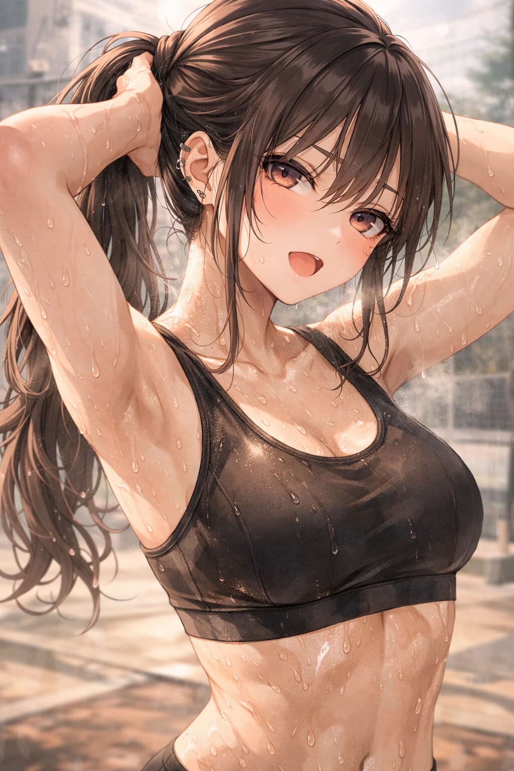 はぁ..はぁ....なに...？ | の人気AIイラスト・グラビア