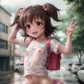 みりあちゃんとロリコンおじさんとゲリラ豪雨 5枚目