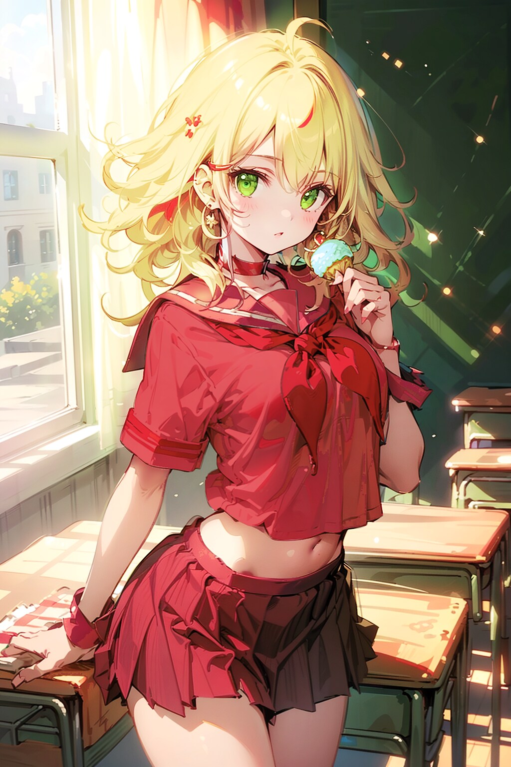 1224 赤いセーラー服 メリクリ