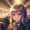 UNICORNちゃんと、空の旅 2枚目