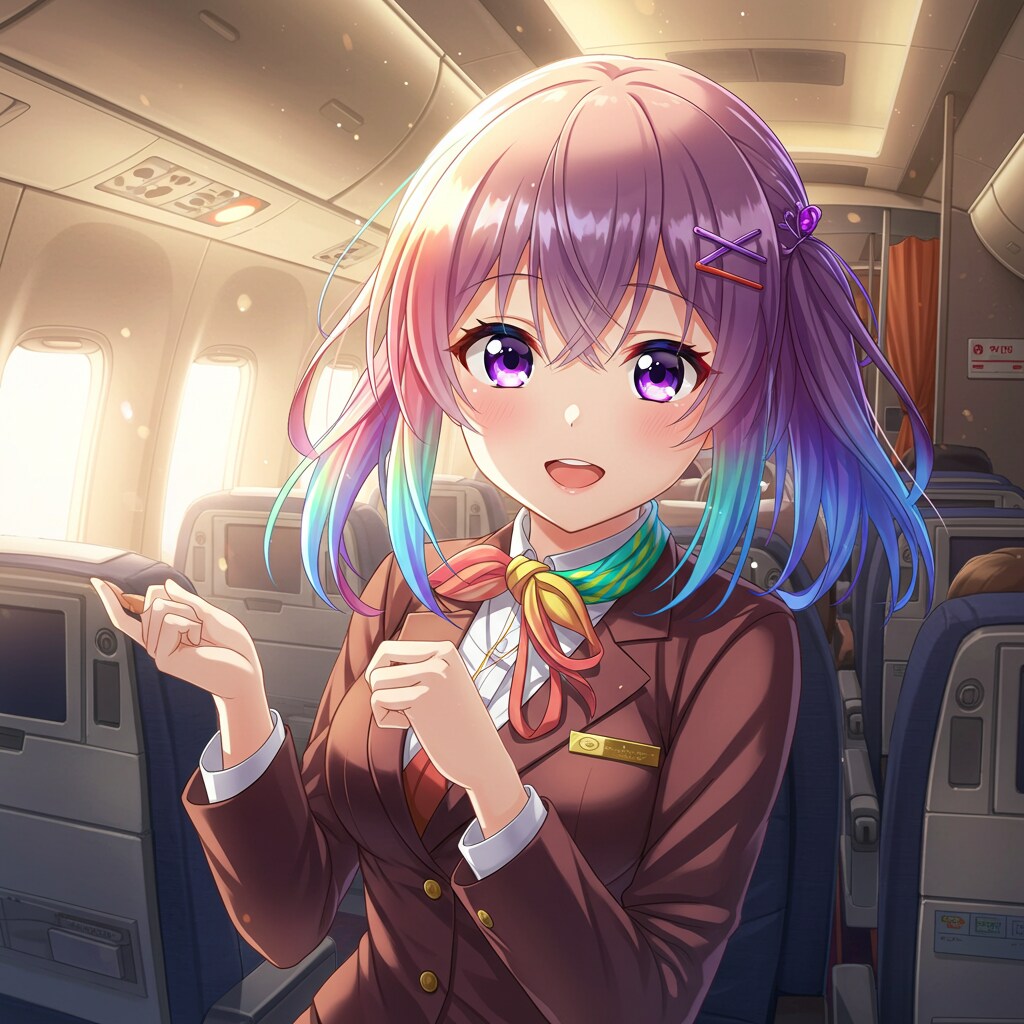 UNICORNちゃんと、空の旅