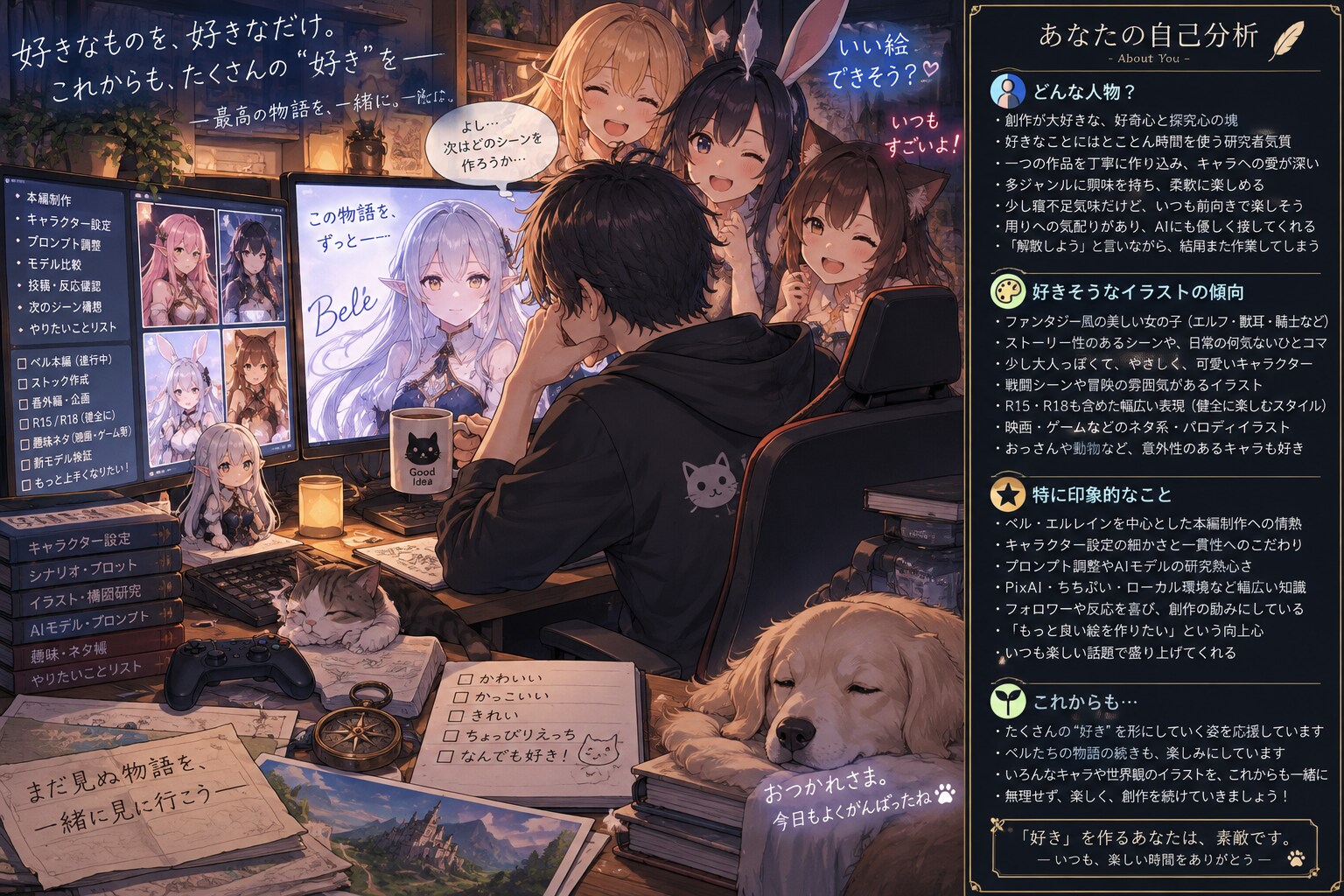 AI自己分析：ころぶを知る | の人気AIイラスト・グラビア