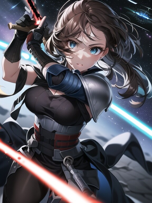 戦場のジェダイ美女 | の人気AIイラスト・グラビア