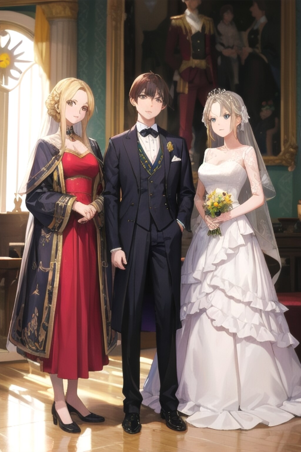 王子と二人の婚約者