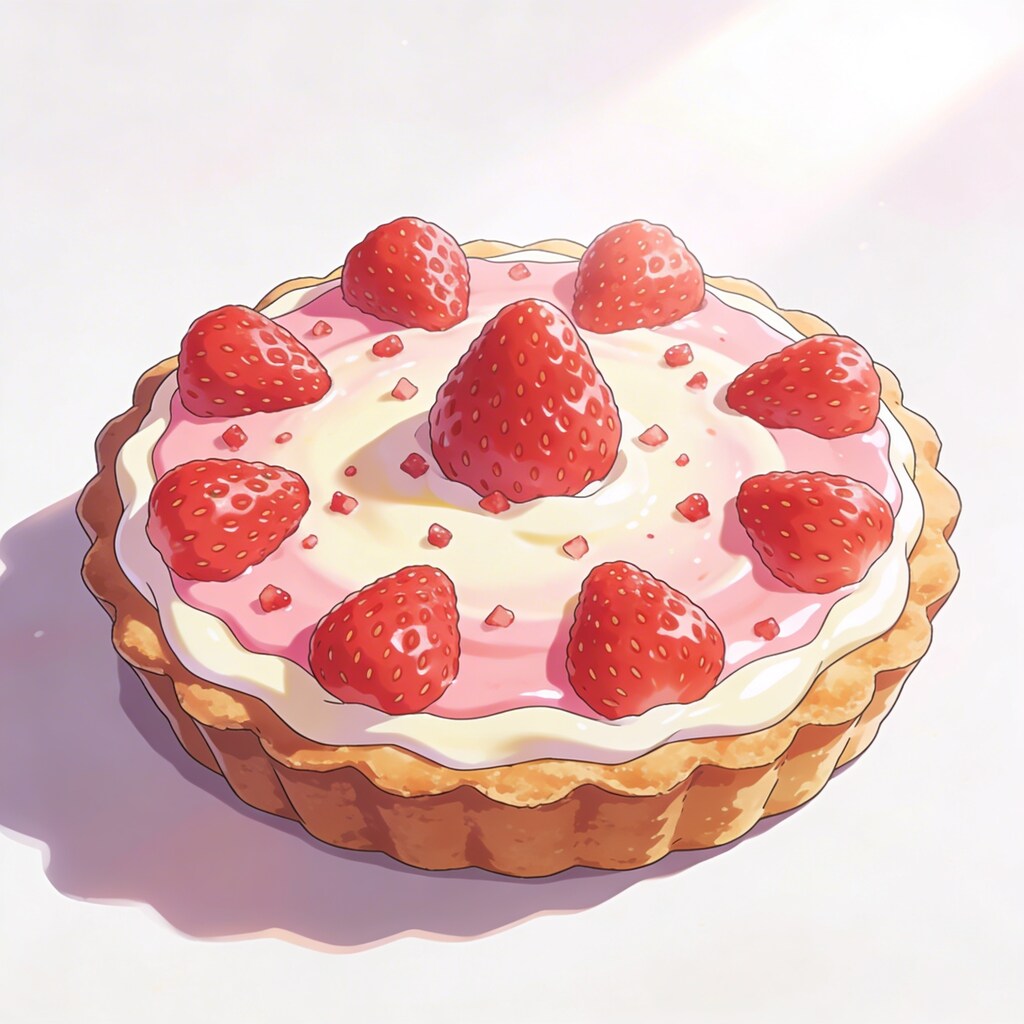 レアチーズイチゴタルト