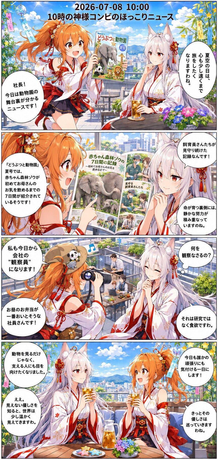 毎日漫画　10時　ほっこりニュース