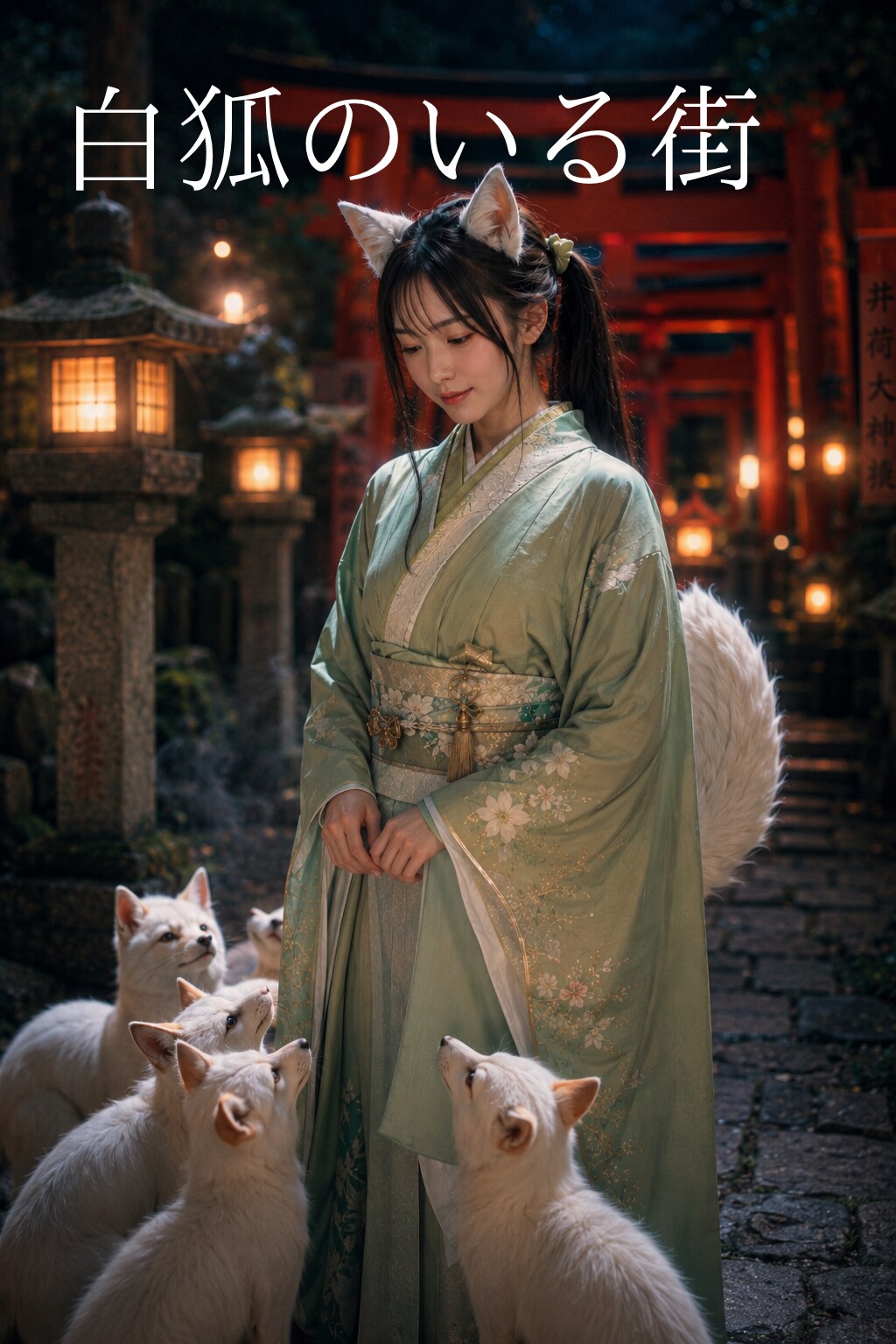 白狐のいる街