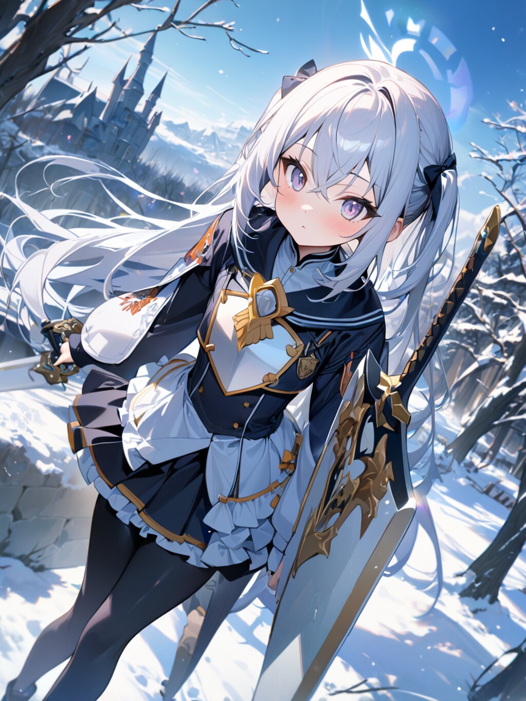 大盾の姫騎士【ブルアカ・白洲アズサ】