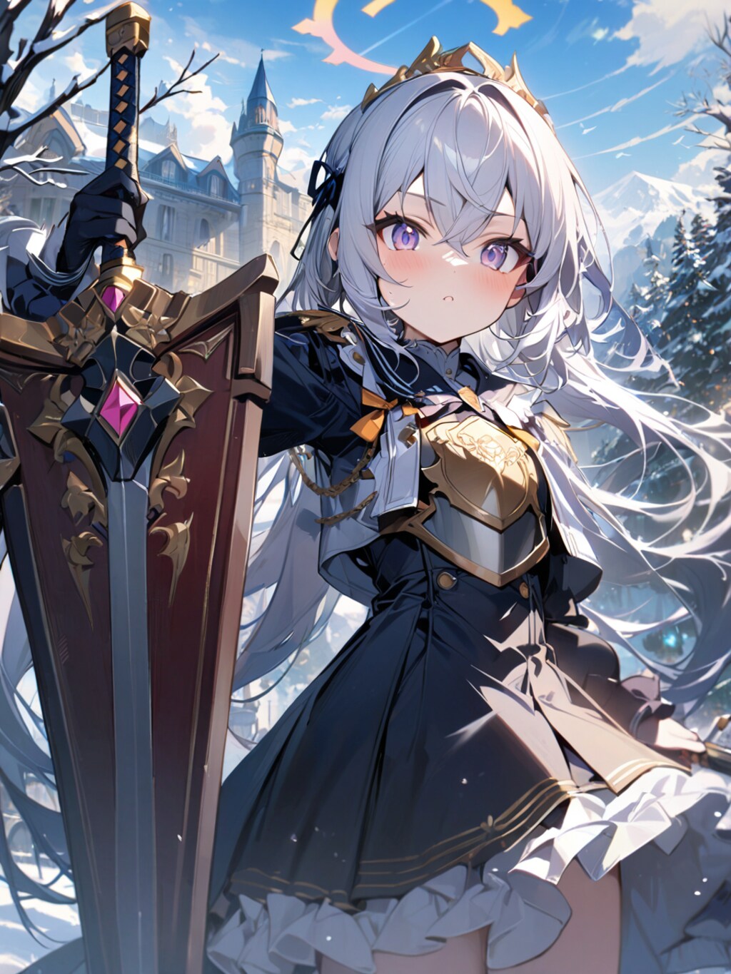 大盾の姫騎士【ブルアカ・白洲アズサ】