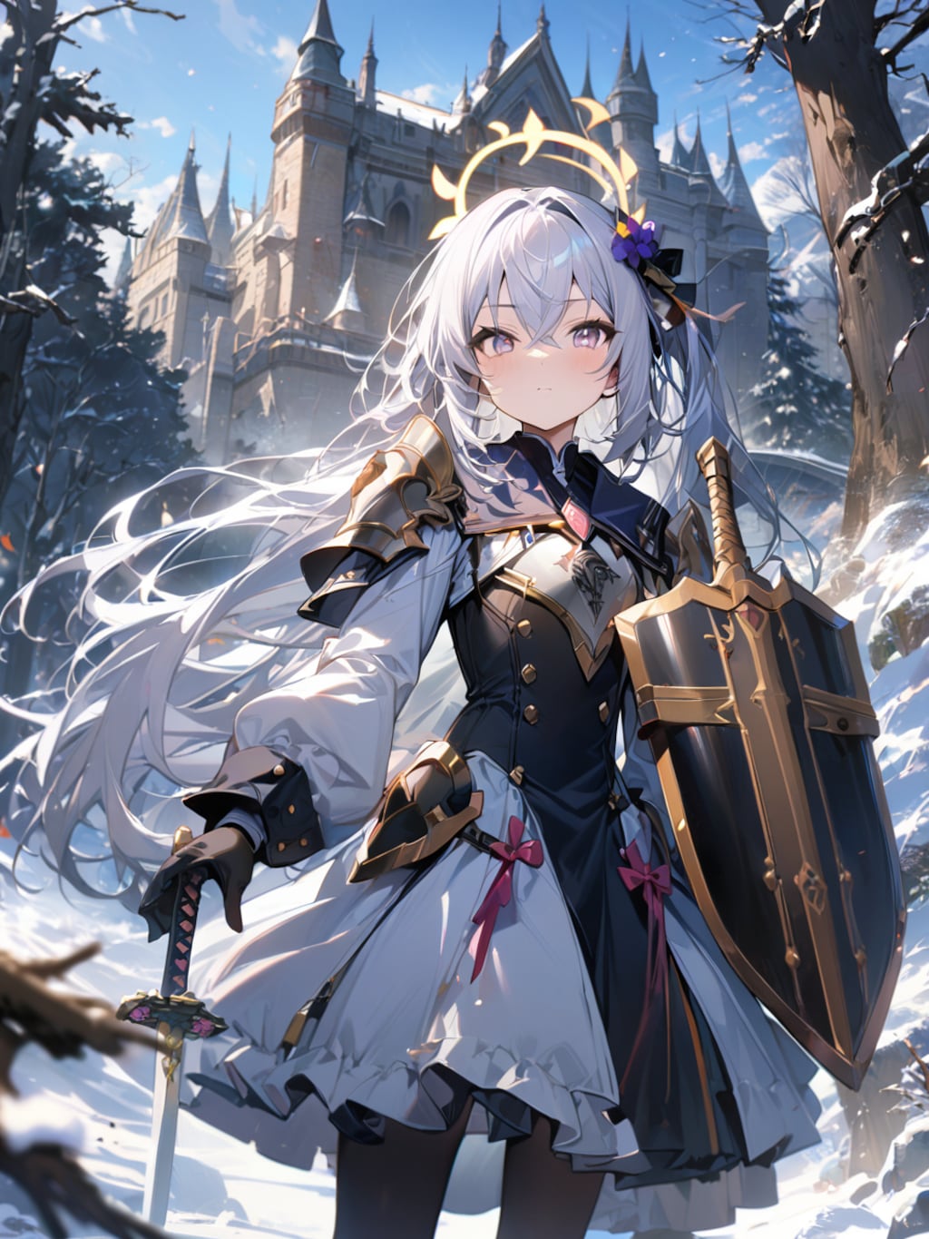 大盾の姫騎士【ブルアカ・白洲アズサ】