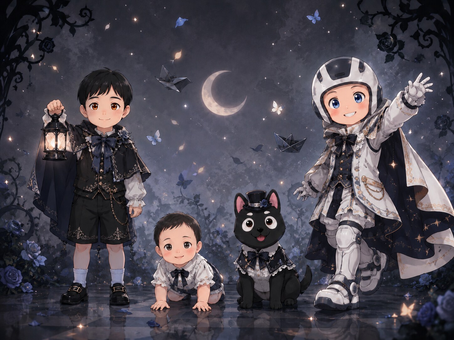 4人兄弟 24 | の人気AIイラスト・グラビア