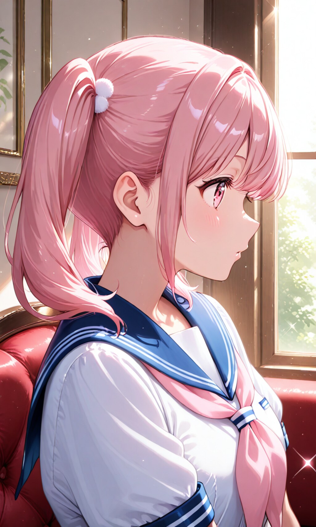 夜宵ちゃんの横顔！
