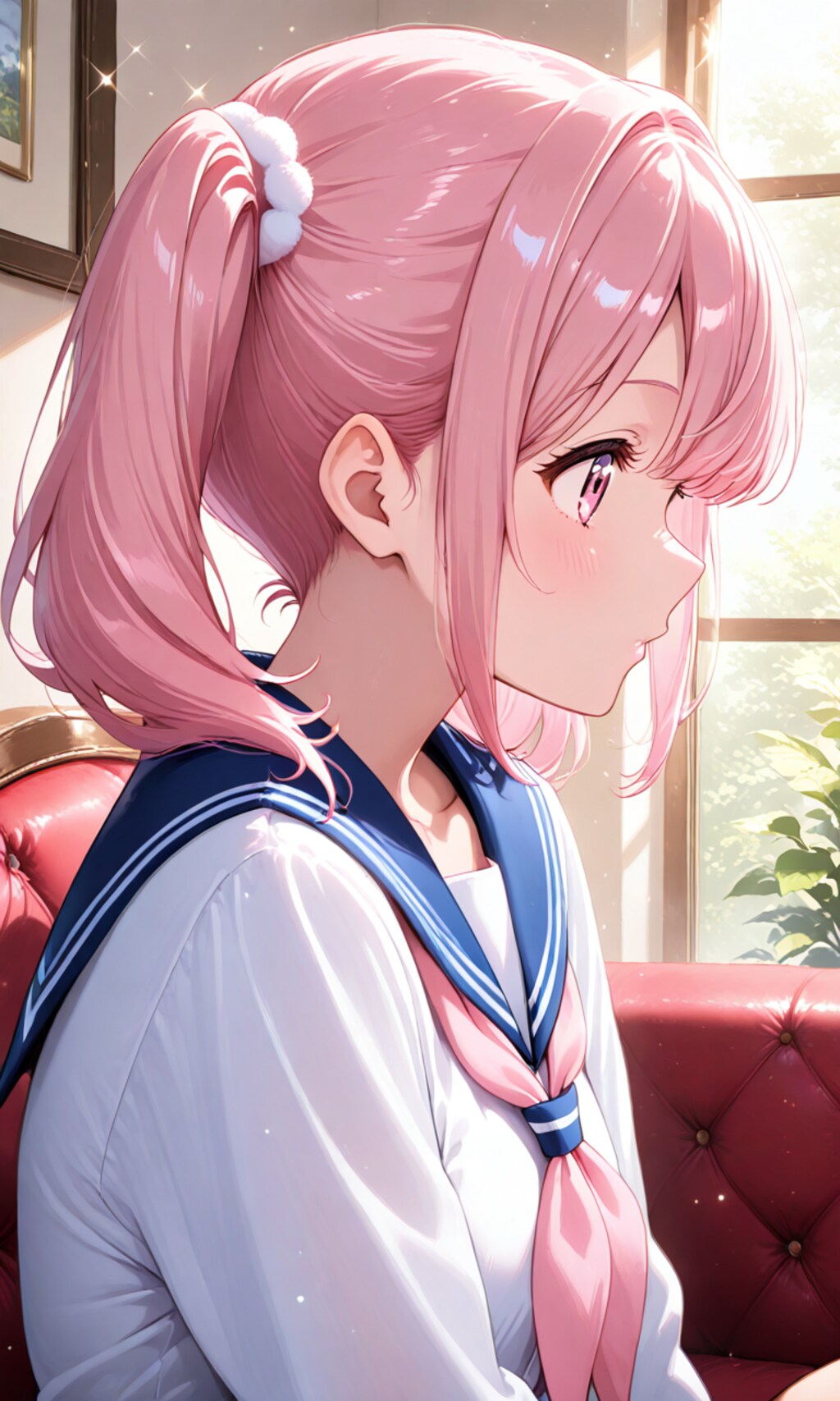 夜宵ちゃんの横顔！
