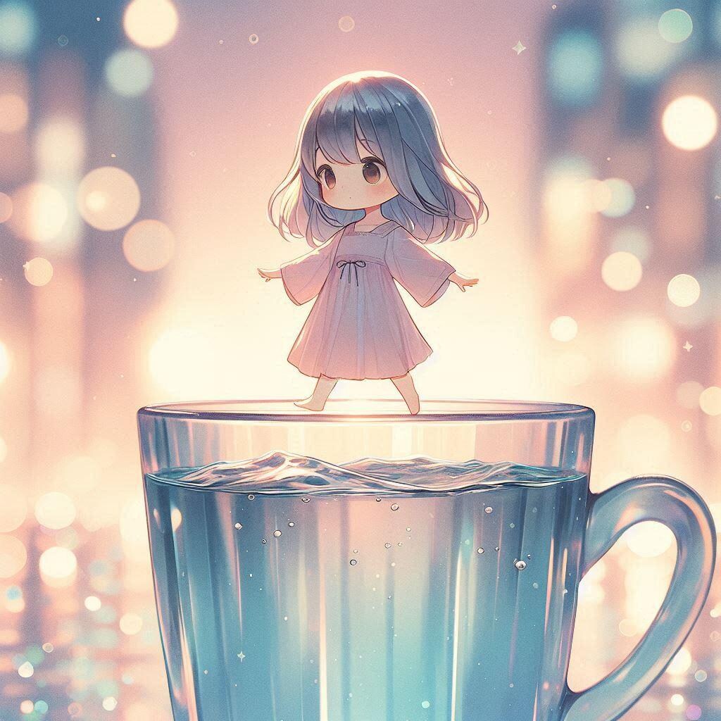 コップのフチを歩こう