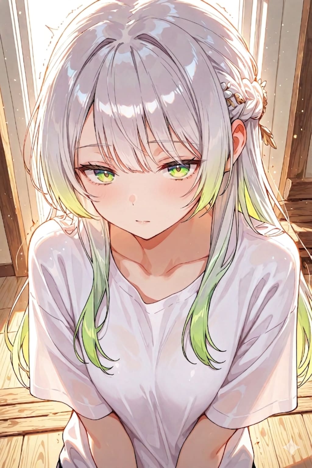 ジト目のようなセリュナさん