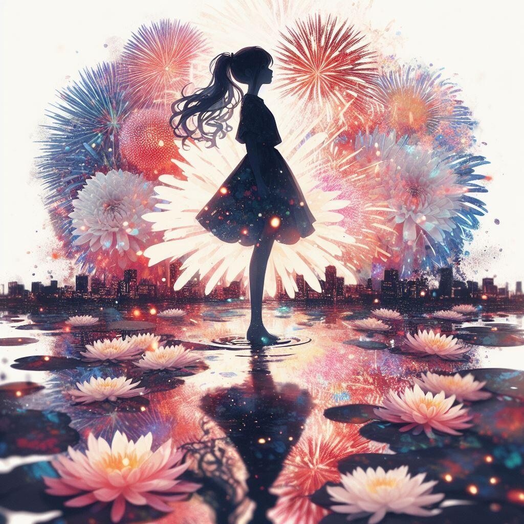 二重露光と少女32