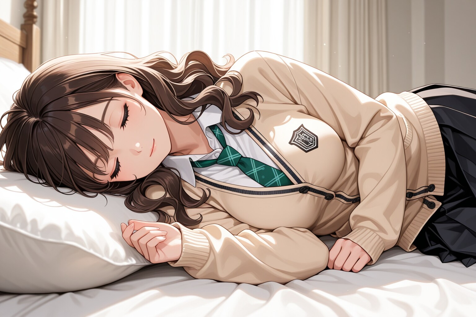 吉城寺冴の睡眠 | の人気AIイラスト・グラビア
