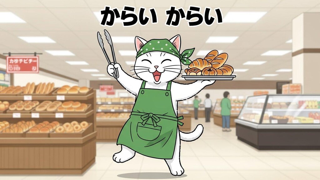 スーパーちちぷい店内製造のベーカリー