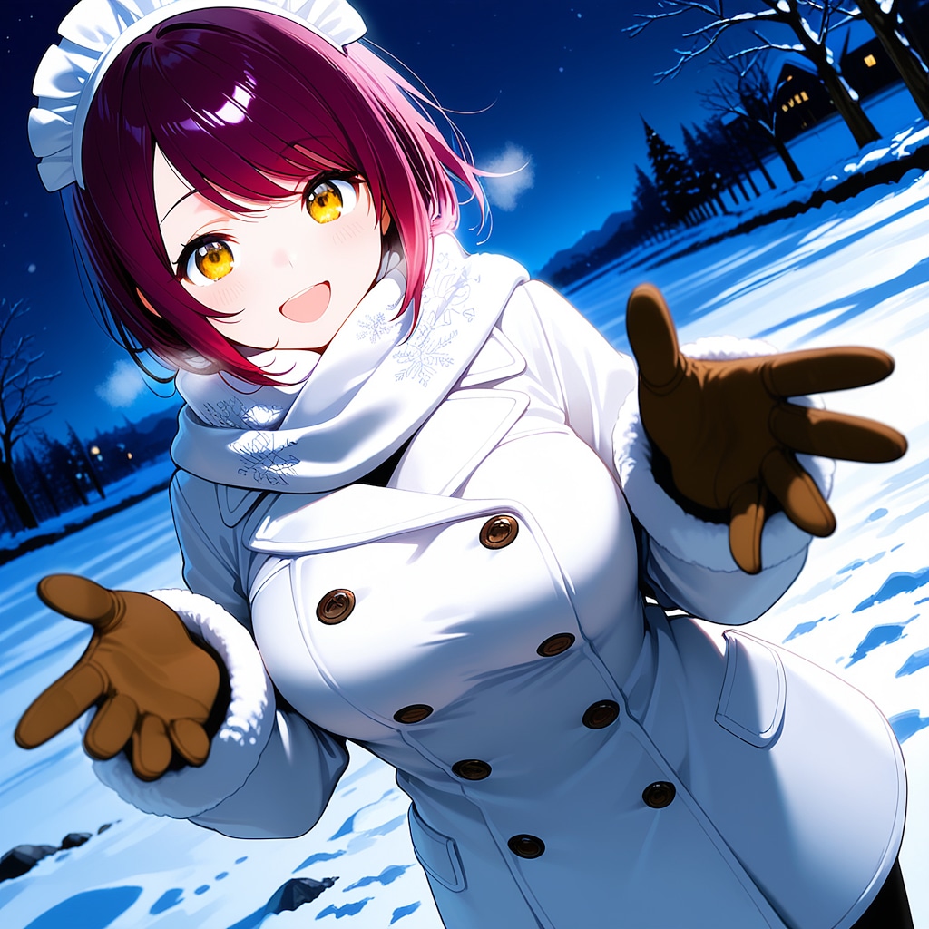 こんばんは（挨拶メイドの芽衣ちゃん）